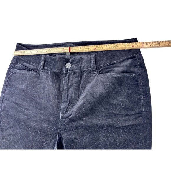 Talbots Womens Black Heritage Wide Leg Pants 12P - Picture 8 of 11